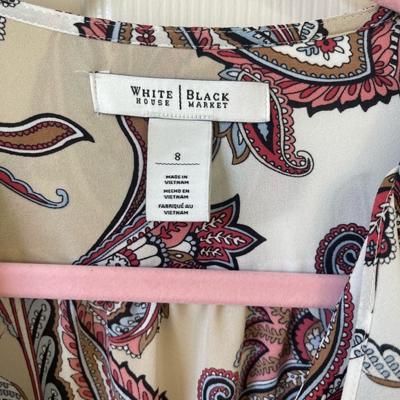 WHBM - Ruffle Front Blouse - 8 - Picture 7 of 8